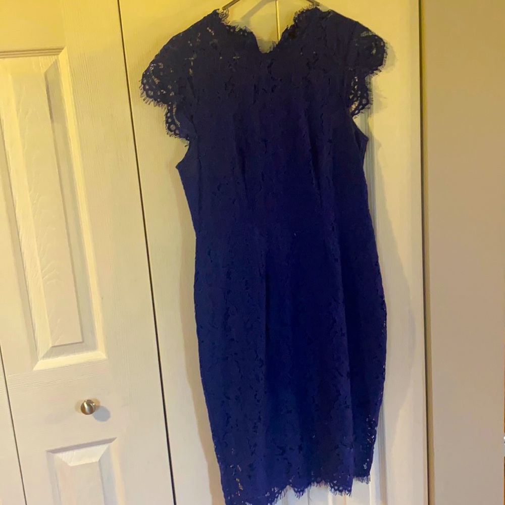 Women’s blue cocktail dress